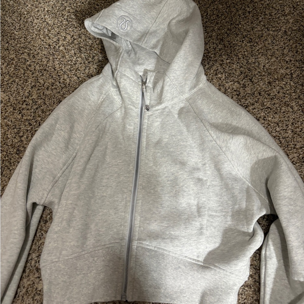 Lulu define crop sucba hoodie